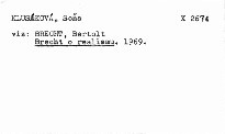 Brecht o realismu