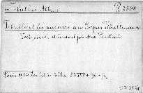 Et les auteurs du Corpus Tibullianum