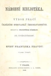 Františka Pravdy sebrané spisy
(Svazek čtvrtý)