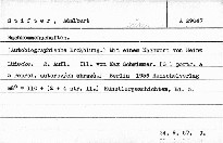 Nachkommenschaften.