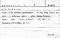 I. V. Mičurin.