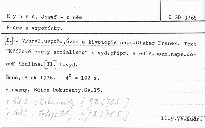 Josef Hybeš.I.Práce a vzpomínky