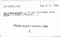 Kritické projevy 1.