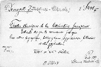 Textes classiques de la littérature francaise