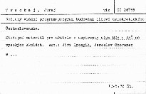 Košický vládní program - program budování lid