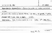Reprodukcia obyvateĺstva v Československu po druhej svetovej vojne