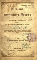 Die Marktgrafschaft Mähren und das Herzogsthum Schlesien in ihrer geographischen Verhältnissen unter Mitwirkung mehrerer vaterländischer Naturforscher und Geographen