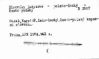 Polsko-český, česko-polský kapesní slovník