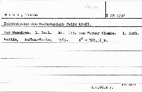 Bekenntnisse des Hochstaplers Felix Krull
                        (1. Teil)
                    