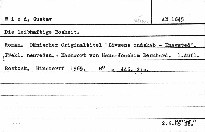 Die leibhaftige Bosheit