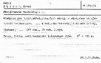 Strojírenská technologie 3