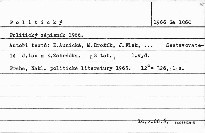 Politický zápisník 1966