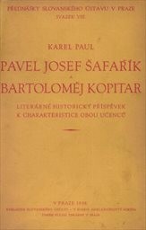 Pavel Josef Šafařík a Bartoloměj Kopitar