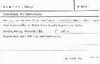 Grundlagen der Elektronik