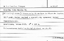 Kronika vlády Karola IX.