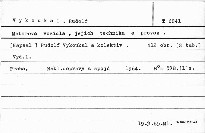 Motorová vozidla, jejich technika a provoz