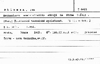 Mechanizace administrativy stroji na děrné št