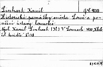 Historické památky města Loun a peněžní ústavy lounské