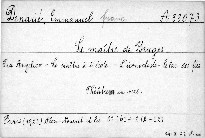 Le maitre de Bruges