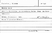 Meister Autor oder Die Geschichte vom versunk