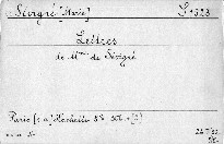 Lettres de Madame de Sévigné.
