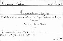 Les Grandes Catastrophes