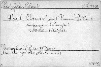 Paul Claudel und Romain Rolland