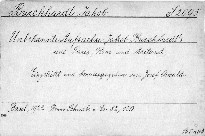 Unbekannte Aufsätze Jakob Burkhardt's aus Par