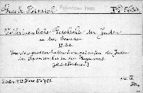 Volkstümliche Geschichte der Juden