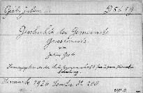 Geschichte der Gemeinde Grosslomnitz.