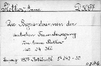 Die Begründerinnen der deutschen Frauenbewegu