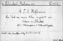 E. T. A. Hoffmann.