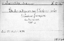 Études critiques sur l'histoire de la