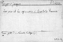 La vie les opinions d'Anatole France
