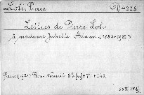 Lettres de Pierre Loti a Madame Juliette Adam