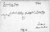 A Short History of English Literature