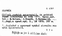 Slovník ruských spisovatelů