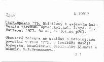 ČSSR - Unesco '75