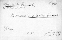 La moralité de la Doctrine Évolutive.