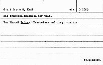 Die Frühen Kulturen der Welt