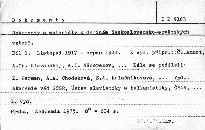 Dokumenty a materiály k dějinám československ
