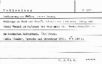 Vollendung und Grösse Thomas Manns