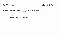 Husa na provázku