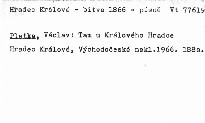 Tam u Králového Hradce