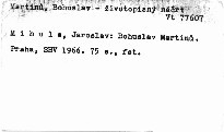 Bohuslav Martinů