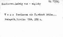 Wenn Beethoven ein Tagebuch geführt hätte