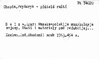 Russko-polskije muzykalnyje svjazi