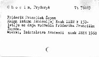 Friderik Francišek Šopen