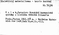 Novodobé harmonické systémy z hlediska vědecké filosofie