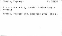 Szkice chopinowskie